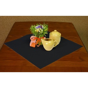 975-02 Serviette Aida 45x45 cm schwarz
