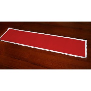 983-06 Tischläufer Aida 117x21 cm rot