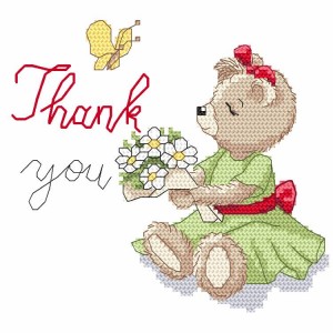 Z 8776 Stickpackung - Thank you