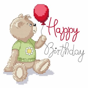 Z 8775 Stickpackung - Happy birthday