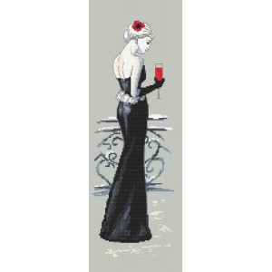 Z 10147 Cross stitch kit - Black lady