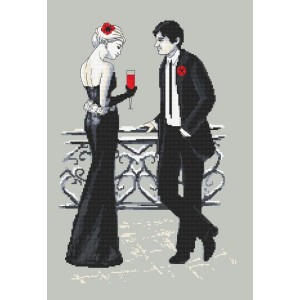 Z 10158 Cross stitch kit - New Year's Eve