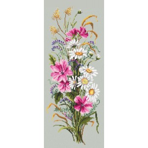 ZN 10214 Stickpackung vorgedruckt - Feldblumenstrauß