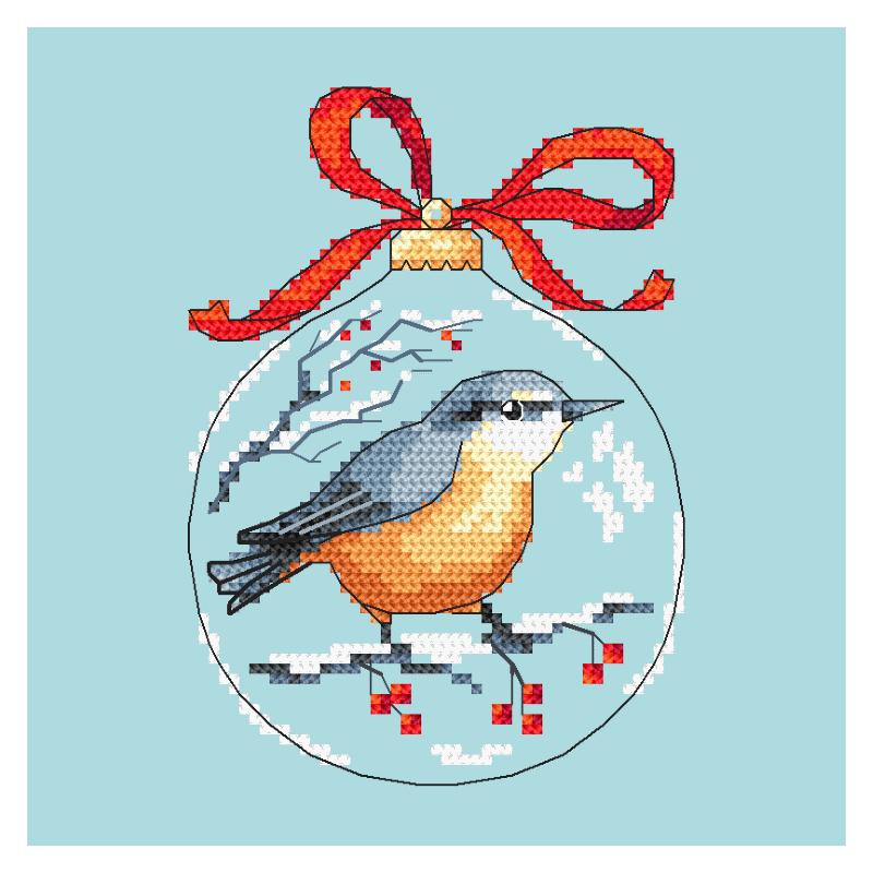 Stickpackung Weihnachtsglocken