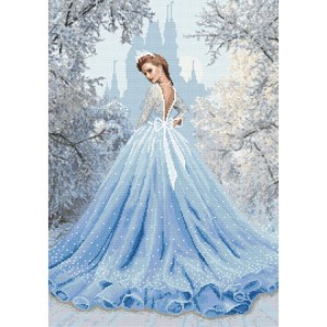 Z 10602 Cross stitch kit - Snow lady