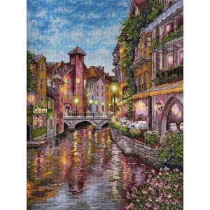 MER K-158 Cross stitch kit - La riviere