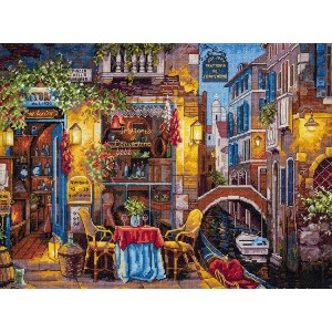 MER K-160 Cross stitch kit - Our special place in Venice