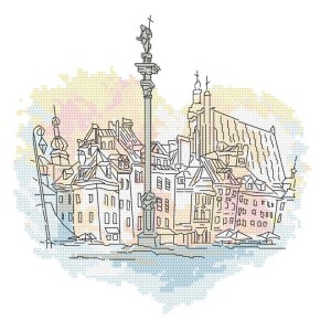 Z 10409 Cross stitch kit - Warsaw