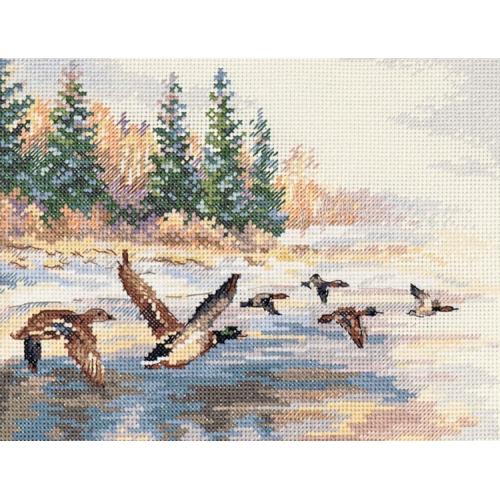 Stickpackung - Fliegende Enten Stickpackung - Fliegende Enten