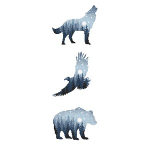 Z 10274 Cross stitch kit - Forest animals