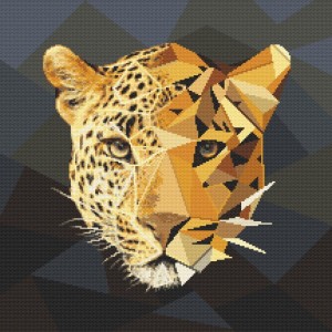 AN 10621 Aida mit Aufdruck - Mosaipanther