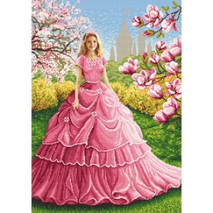 Z 10622 Cross stitch kit - Magnolia lady