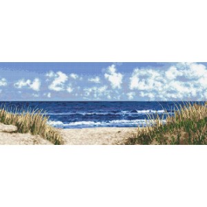 GC 10283 Cross stitch pattern on paper - Sea beach