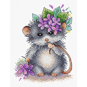 MP M-431 Cross stitch kit - Little mouse