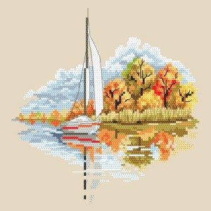 Z 10296 Cross stitch kit - Seasons - Golden autumn