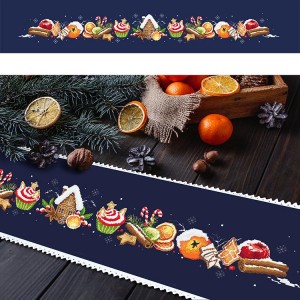ZU 10443 Cross stitch kit - Long winter table runner