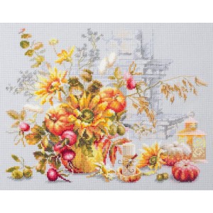 MN 120-012 Cross stitch kit - Autumn improvisation