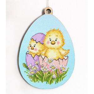 Z 10315 Cross stitch kit - Egg with chicks