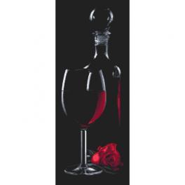 Z 10317 Stickpackung - Rotweinglas