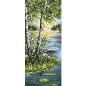 Z 10468 Cross stitch kit - Summer birches