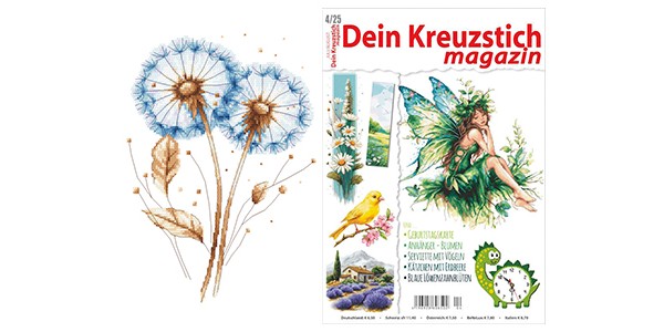 Die neueste Ausgabe von Dein Kreuzstich magazin 4/2025 Die neueste Ausgabe von Dein Kreuzstich magazin 4/2025