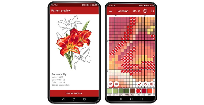 App Coricamo Cross Stitch