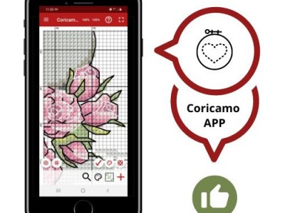 Lerne Meinungen zur App Coricamo Cross Stitch kennen