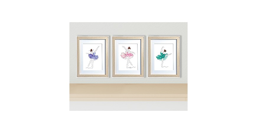 Neue Serie von Ballerinas zum Sticken