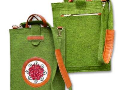 Näh eine Tasche, um mit der Stickerei zu prahlen